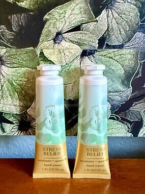 NEW 2-Pc Eucalyptus Spearmint Hand Cream Bath & Body Works